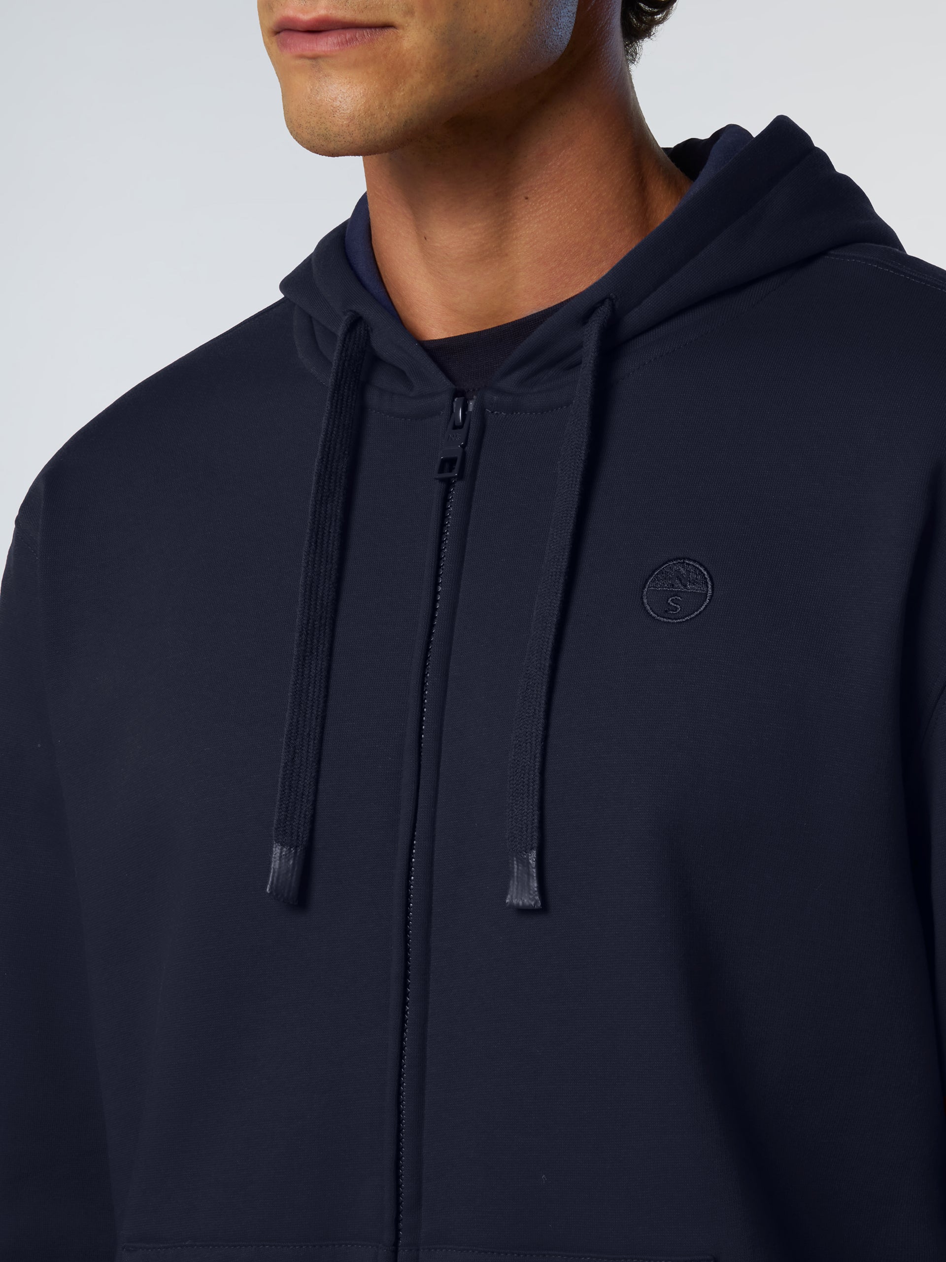 6 | Navy blue | hooded-full-zip-sweater-691085