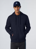 1 | Navy blue | hooded-full-zip-sweater-691085