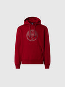 hover | Red dahlia | hooded-sweater-691094