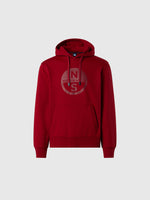 hover | Red dahlia | hooded-sweater-691094