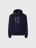 hover | Navy blue | hooded-sweater-691094