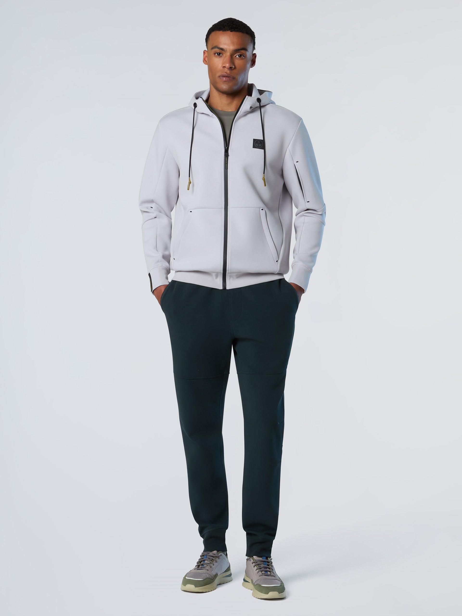 5 | Micro chip grey | hooded-full-zip-sweater-691097