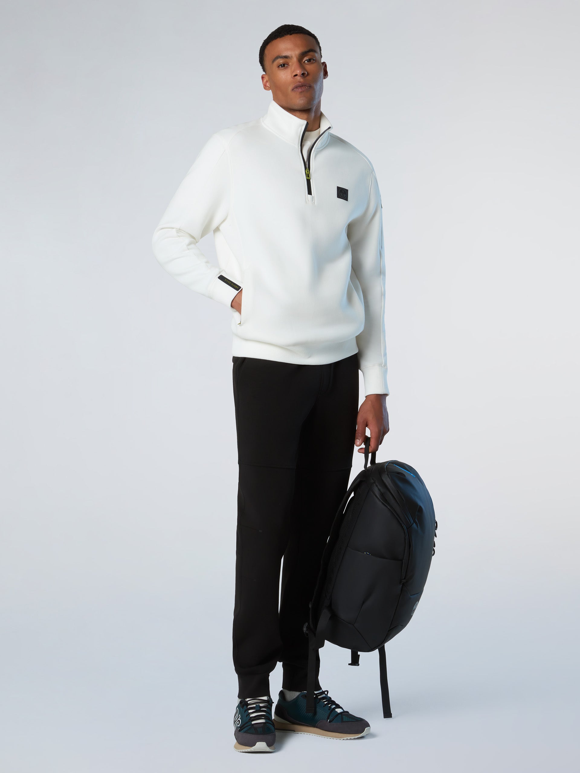 Piqué scuba half-zip sweatshirt | North Sails