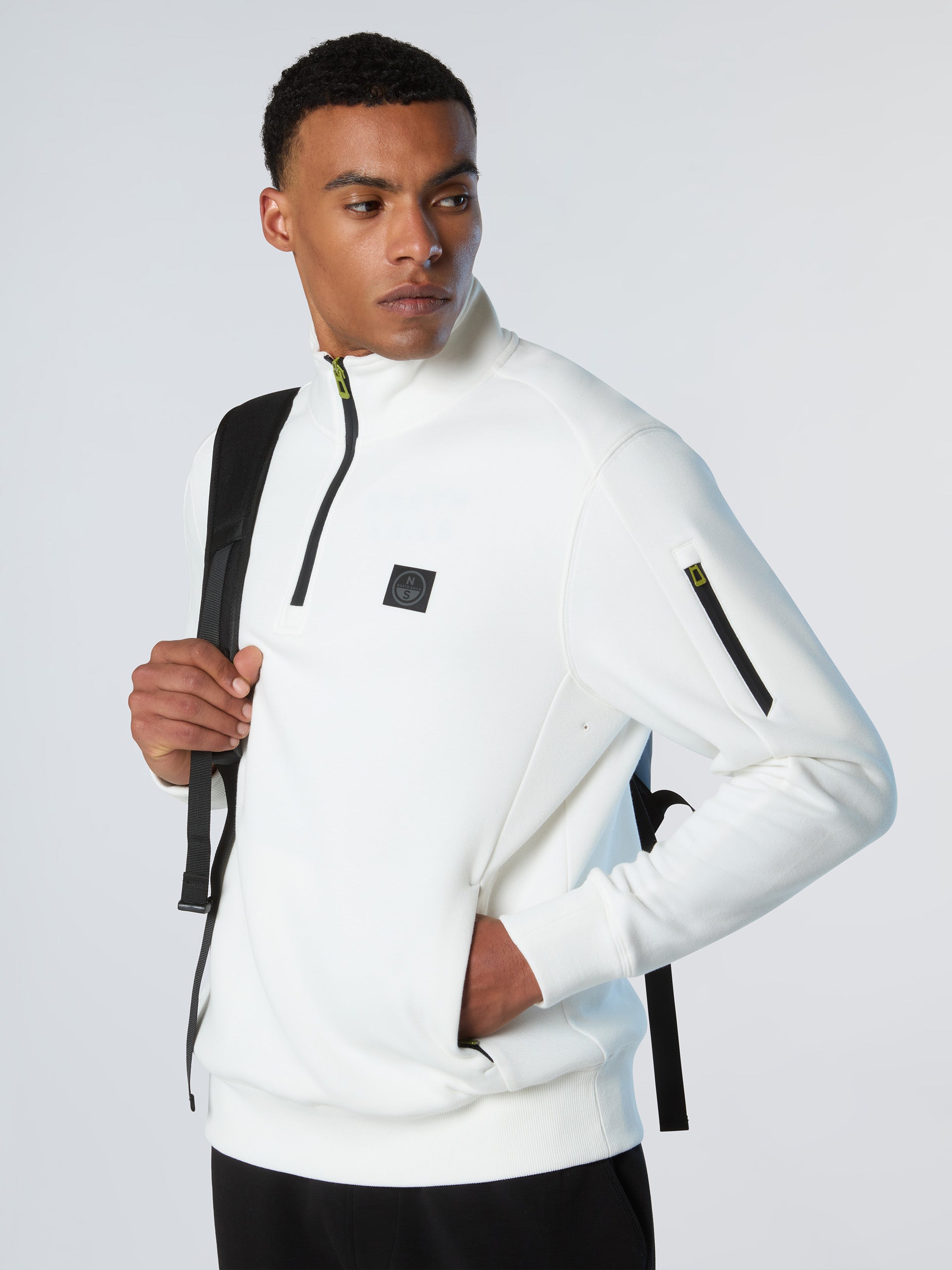 Piqué scuba half-zip sweatshirt | North Sails