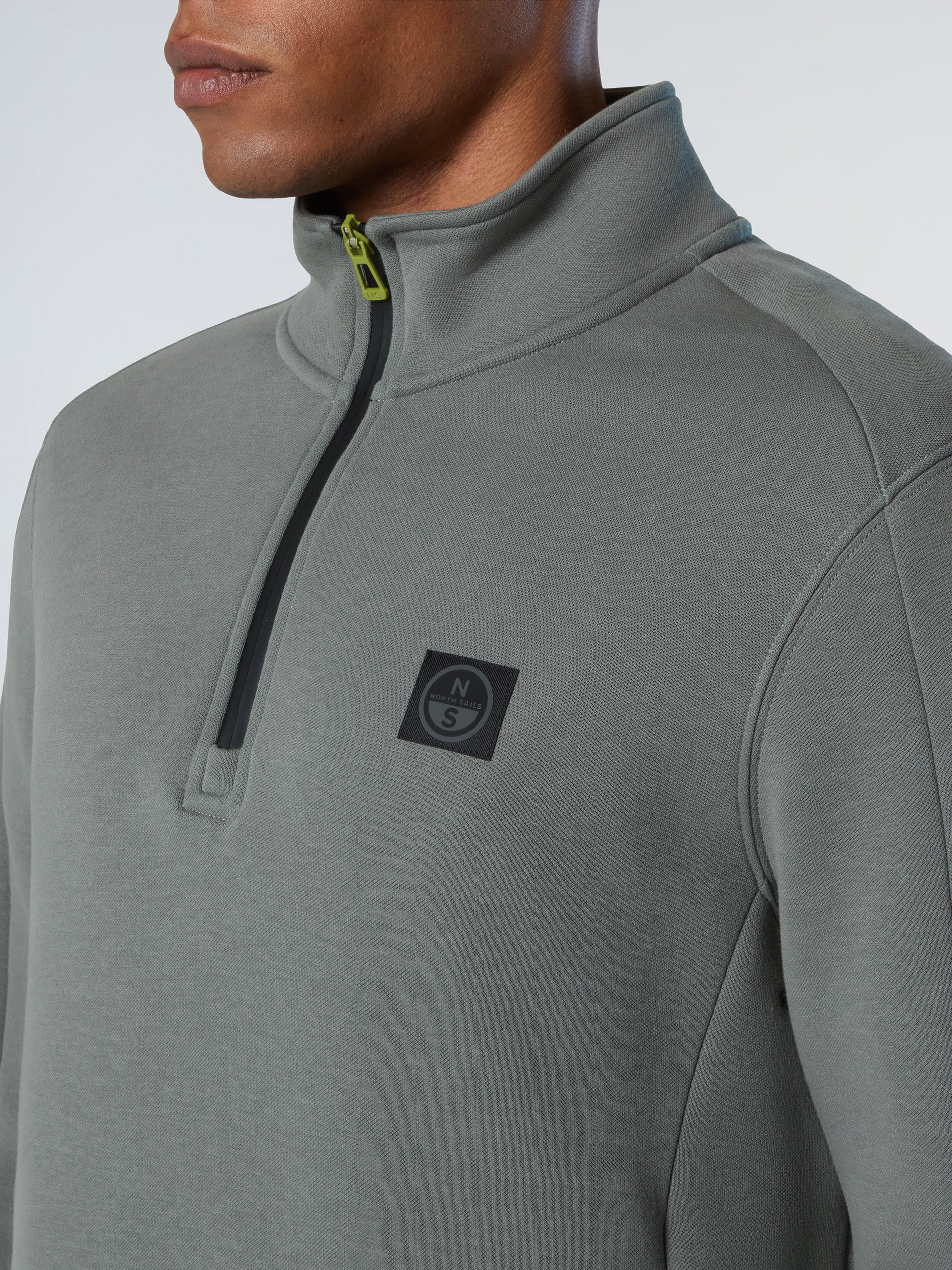 6 | City grey | half-zip-sweater-691101