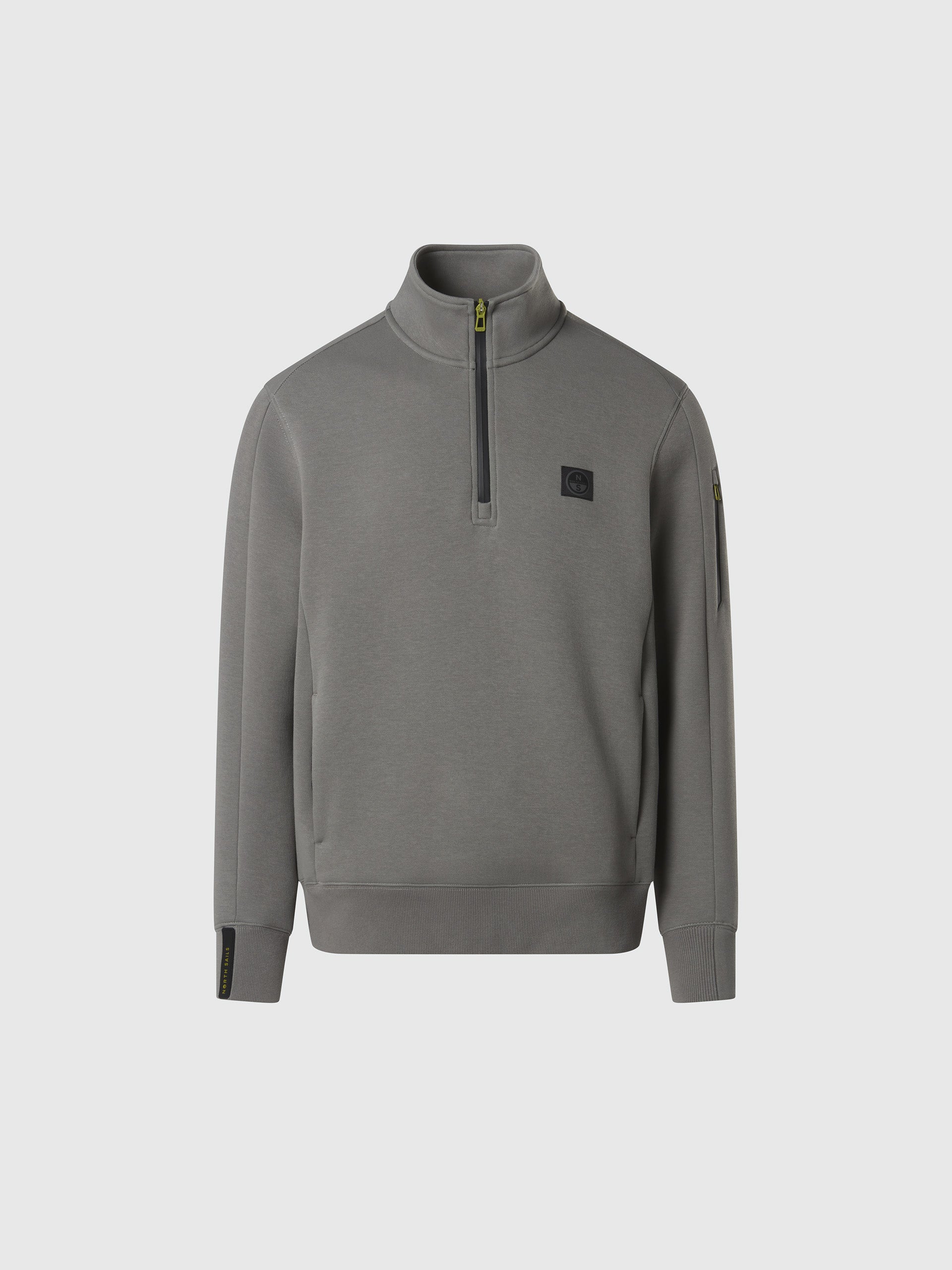 hover | City grey | half-zip-sweater-691101