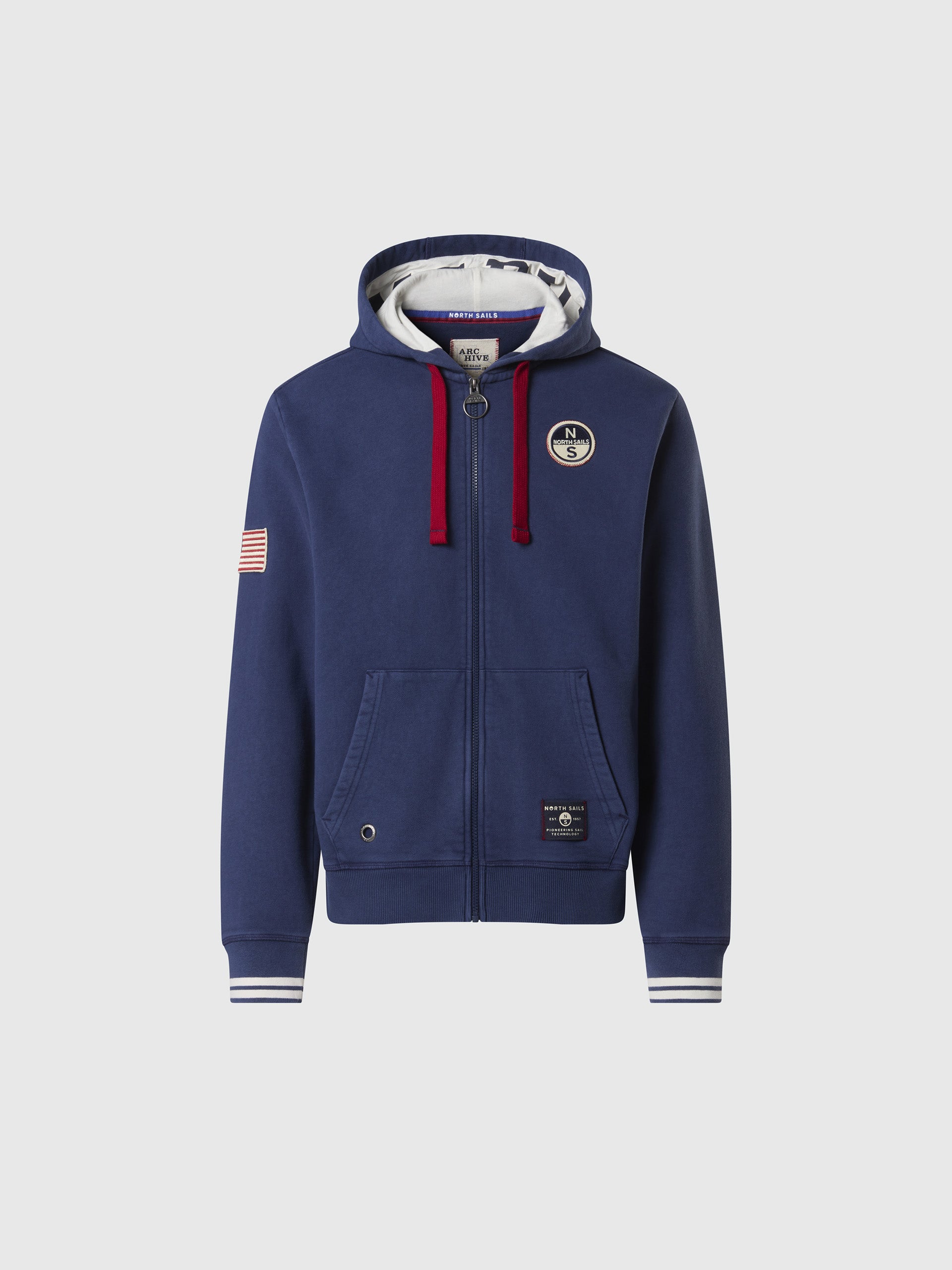 hover | Naval academy | hooded-full-zip-sweater-691125