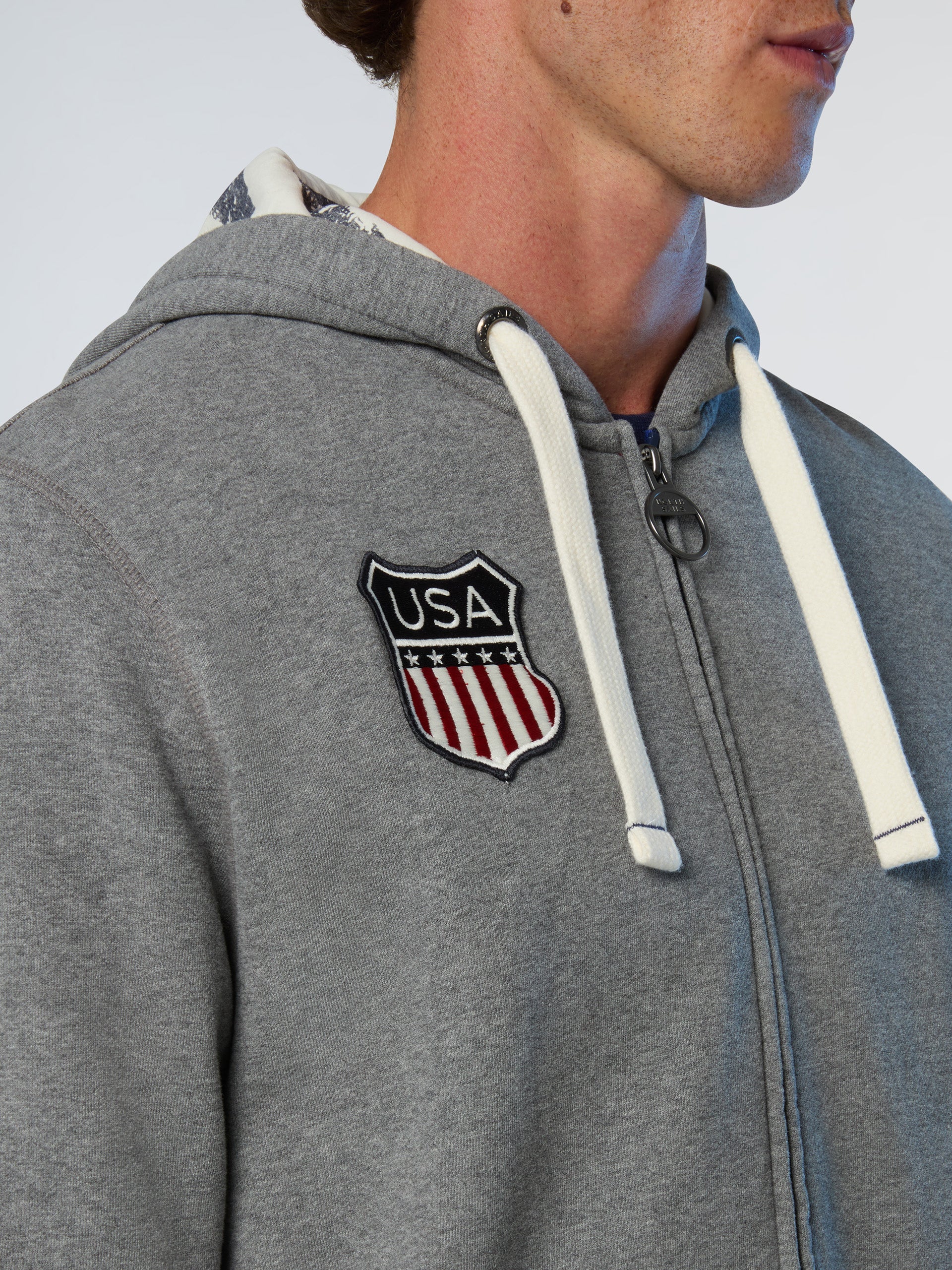 7 | Medium grey melange | hooded-full-zip-sweater-691125