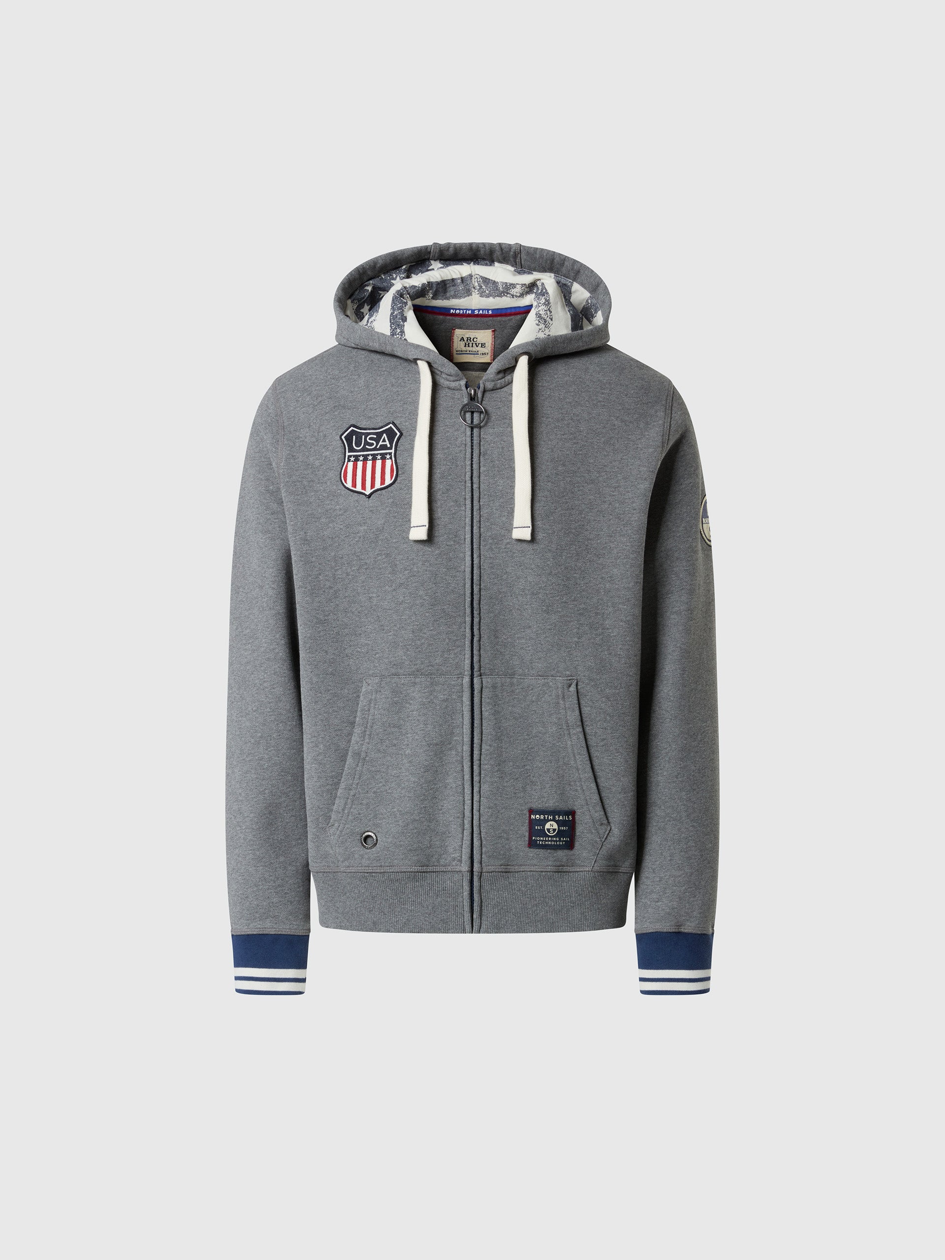 Archival full-zip hoodie | North Sails