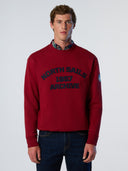 1 | Red dahlia | crewneck-sweater-wgraphic-691129