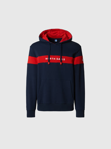 North Sails Hooded Full Zip W/Logo - felpa con cappuccio - uomo