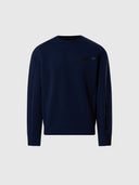 hover | Navy blue | crewneck-sweatshirt-691148
