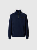 hover | Navy blue | half-zip-sweatshirt-691155