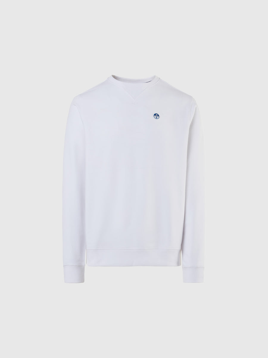 hover | White | basic-crewneck-sweatshirt-691220