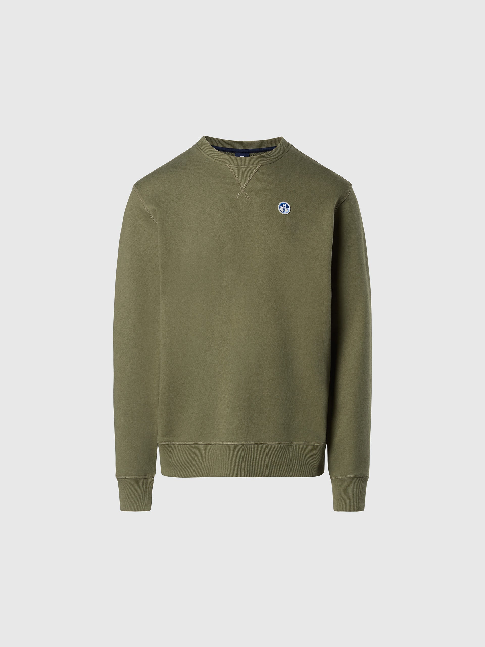 hover | Deep green | basic-crewneck-sweatshirt-1-691220