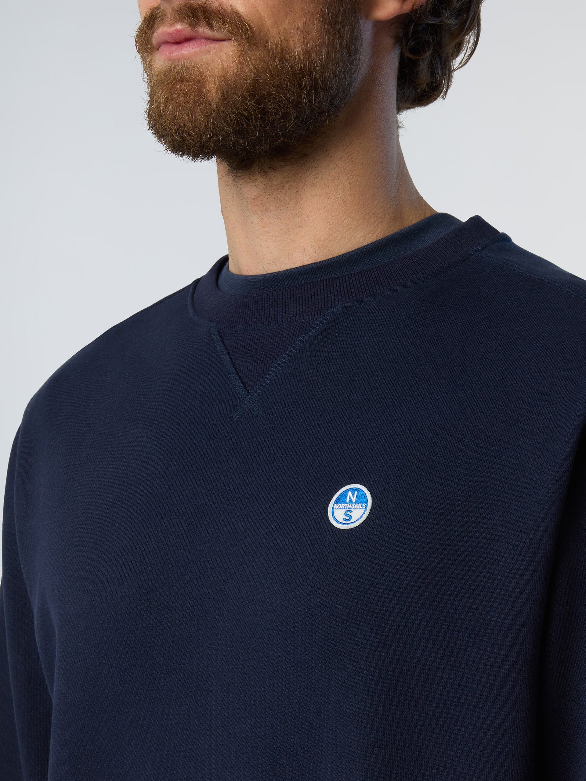 6 | Navy blue | basic-crewneck-sweatshirt-1-691220