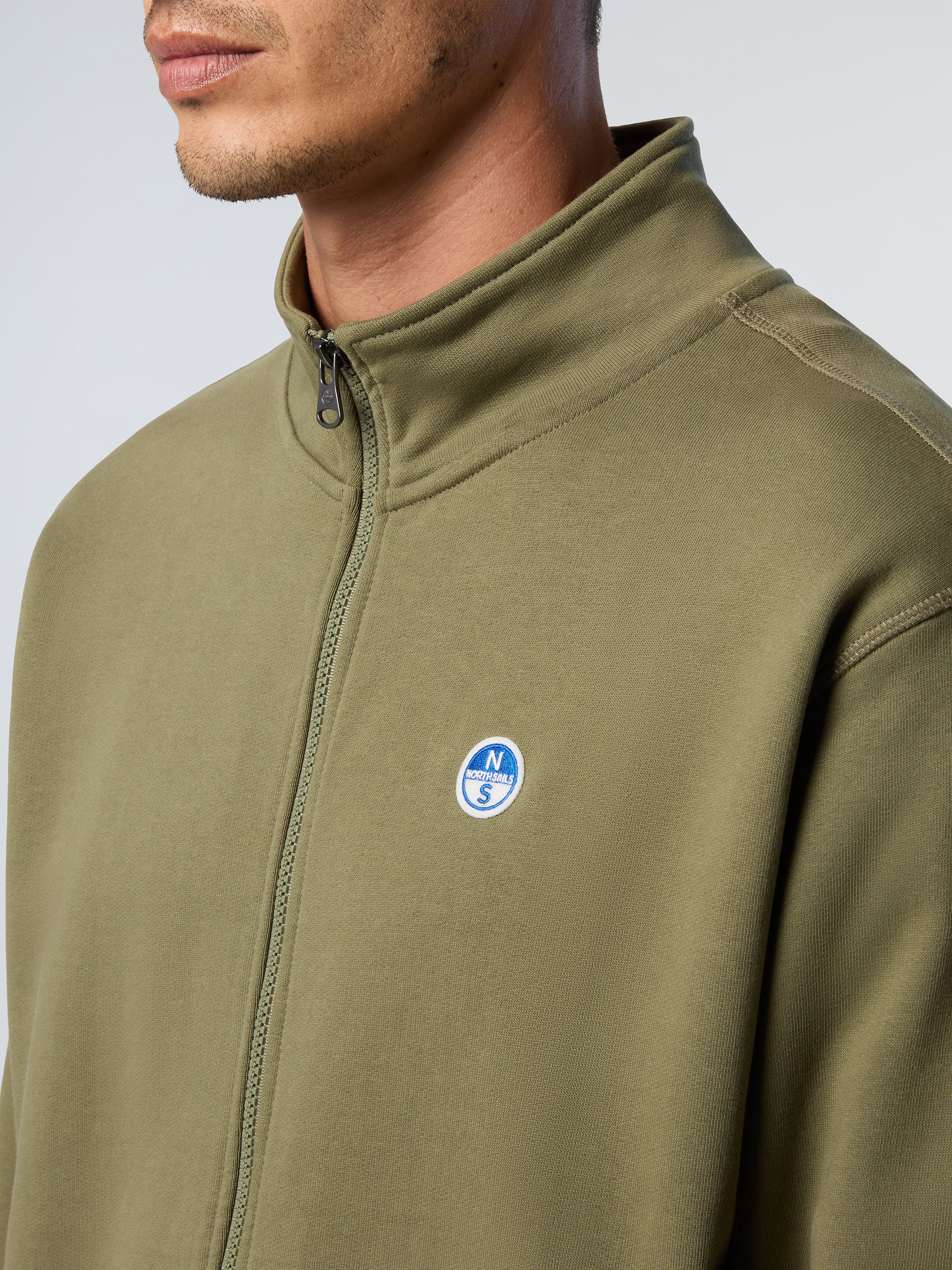 6 | Deep green | basic-full-zip-sweatshirt-1-691221