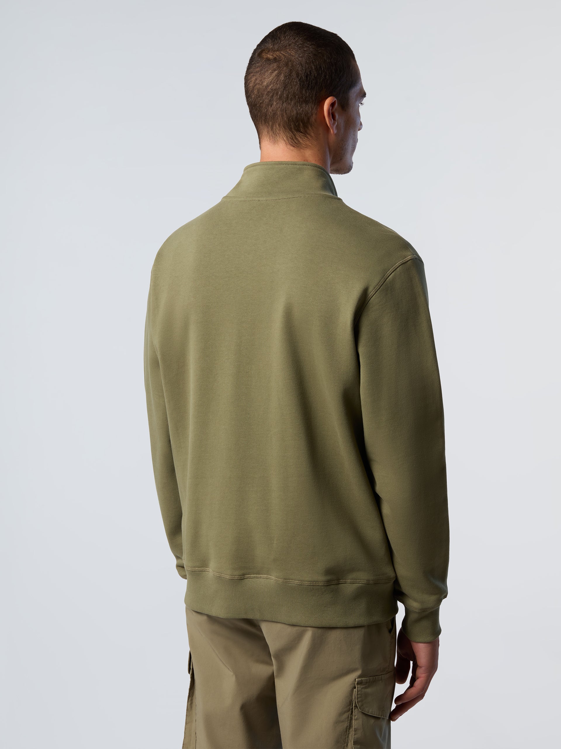 4 | Deep green | basic-full-zip-sweatshirt-1-691221