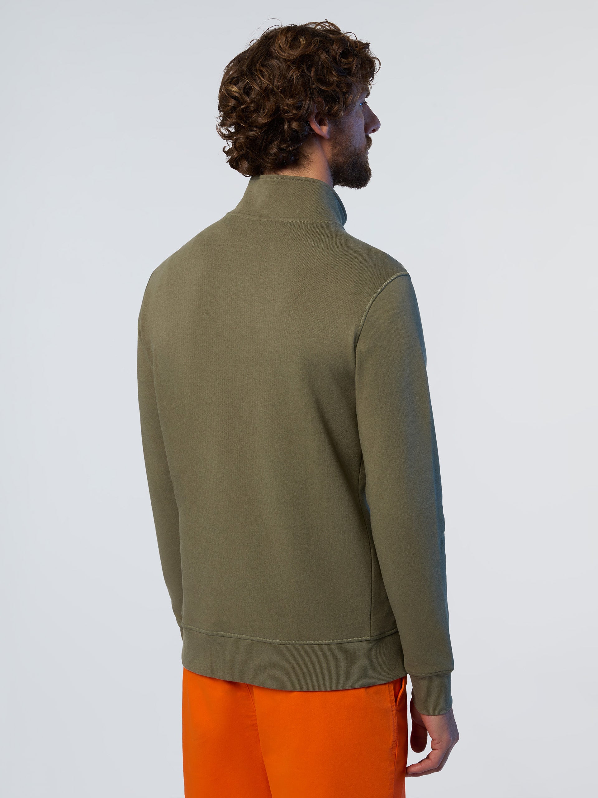 3 | Dusty olive | basic-full-zip-sweatshirt-691221