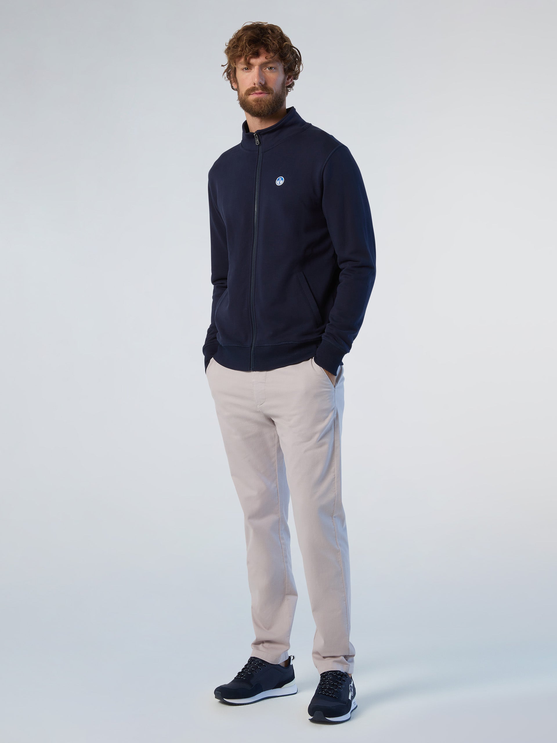 5 | Navy blue | basic-full-zip-sweatshirt-691221