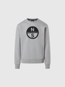 hover | Grey melange | basic-crewneck-sweatshirt-wlogo-691222