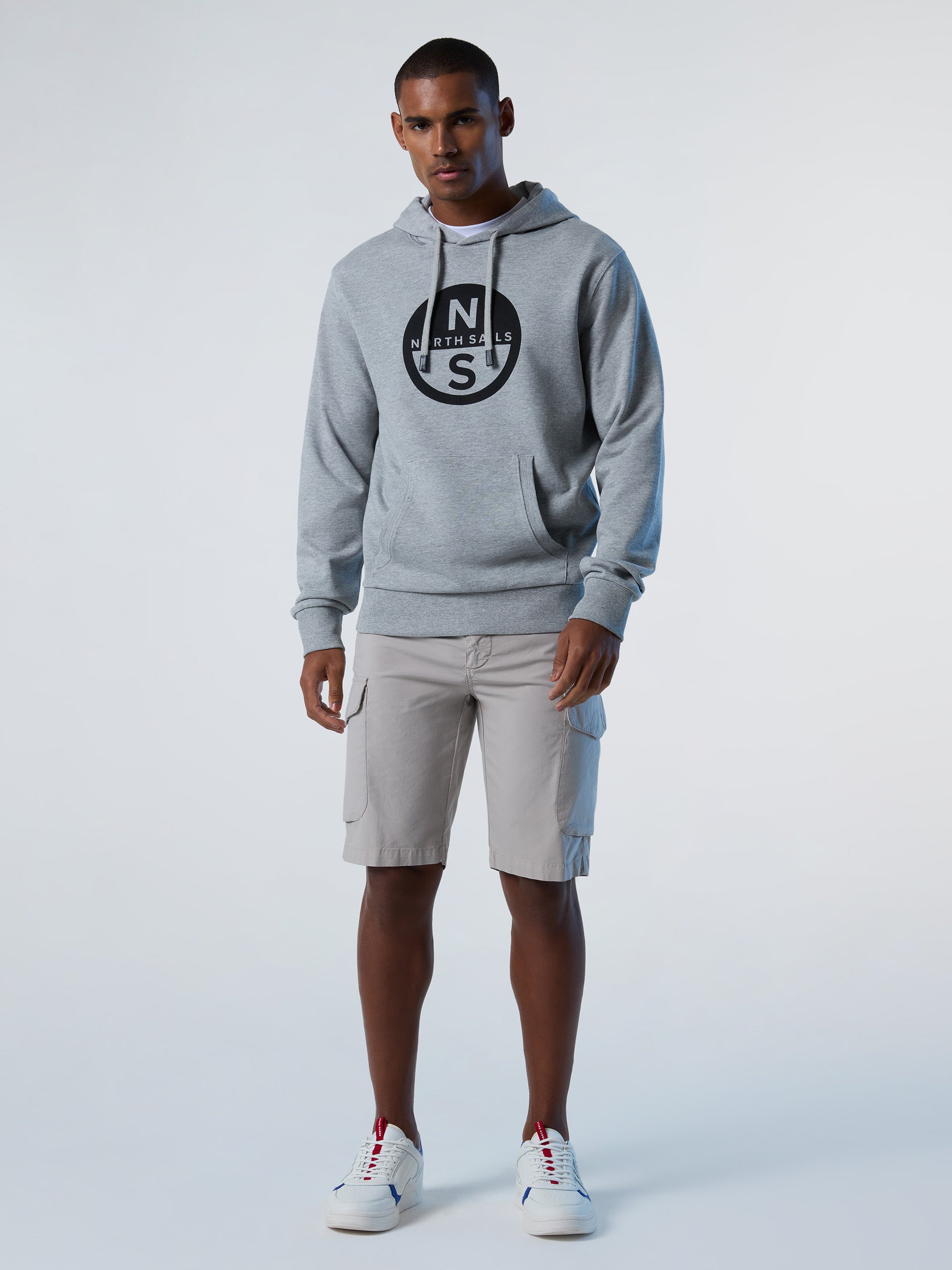 5 | Grey melange | basic-hooded-sweatshirt-wlogo-691223