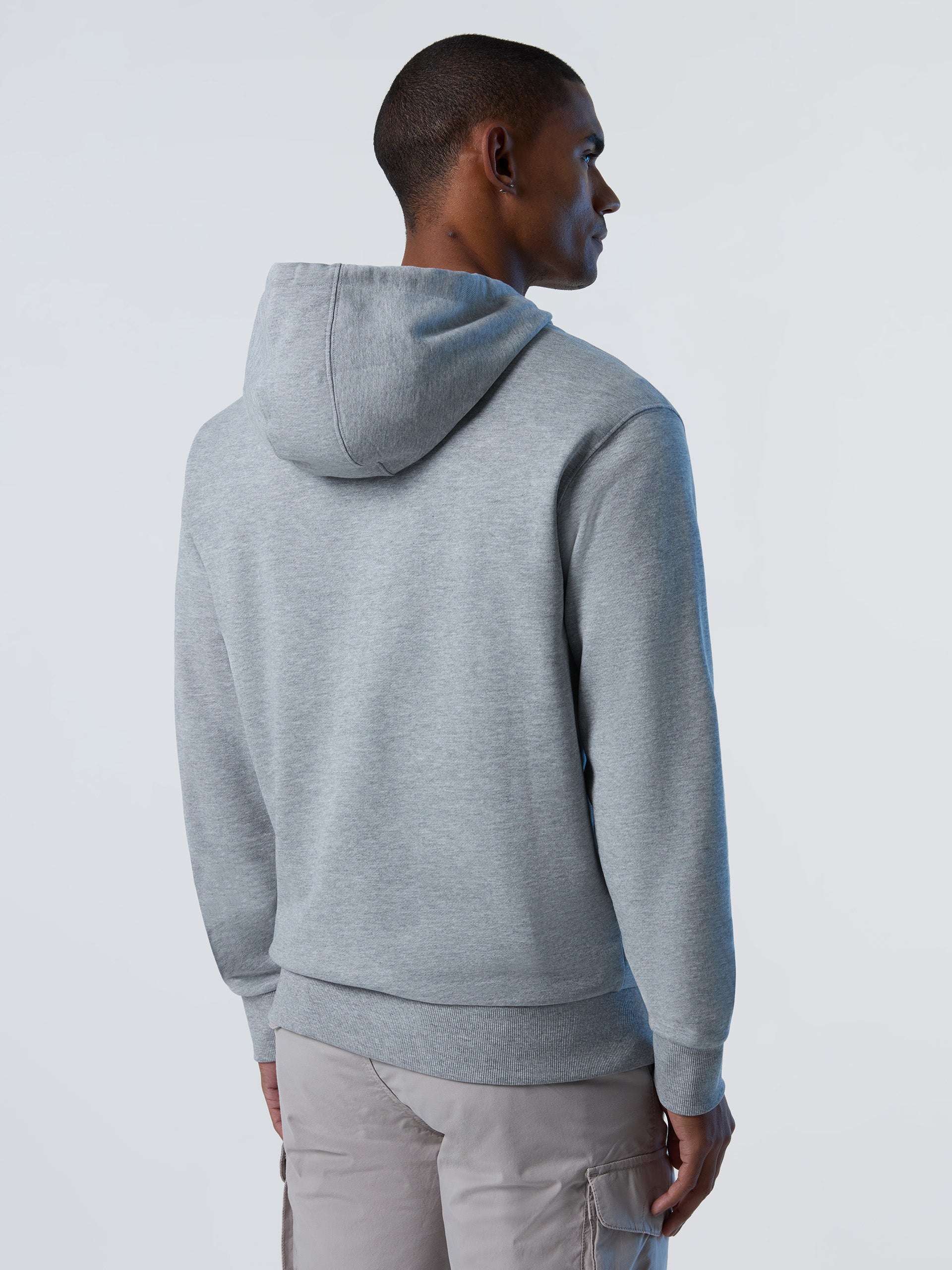 4 | Grey melange | basic-hooded-sweatshirt-wlogo-691223