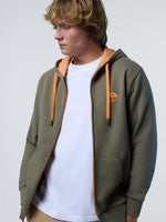 2 | Dusty olive | basic-hooded-full-zip-sweathirt-691224