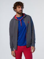 2 | Iron grey | basic-hooded-full-zip-sweathirt-691224