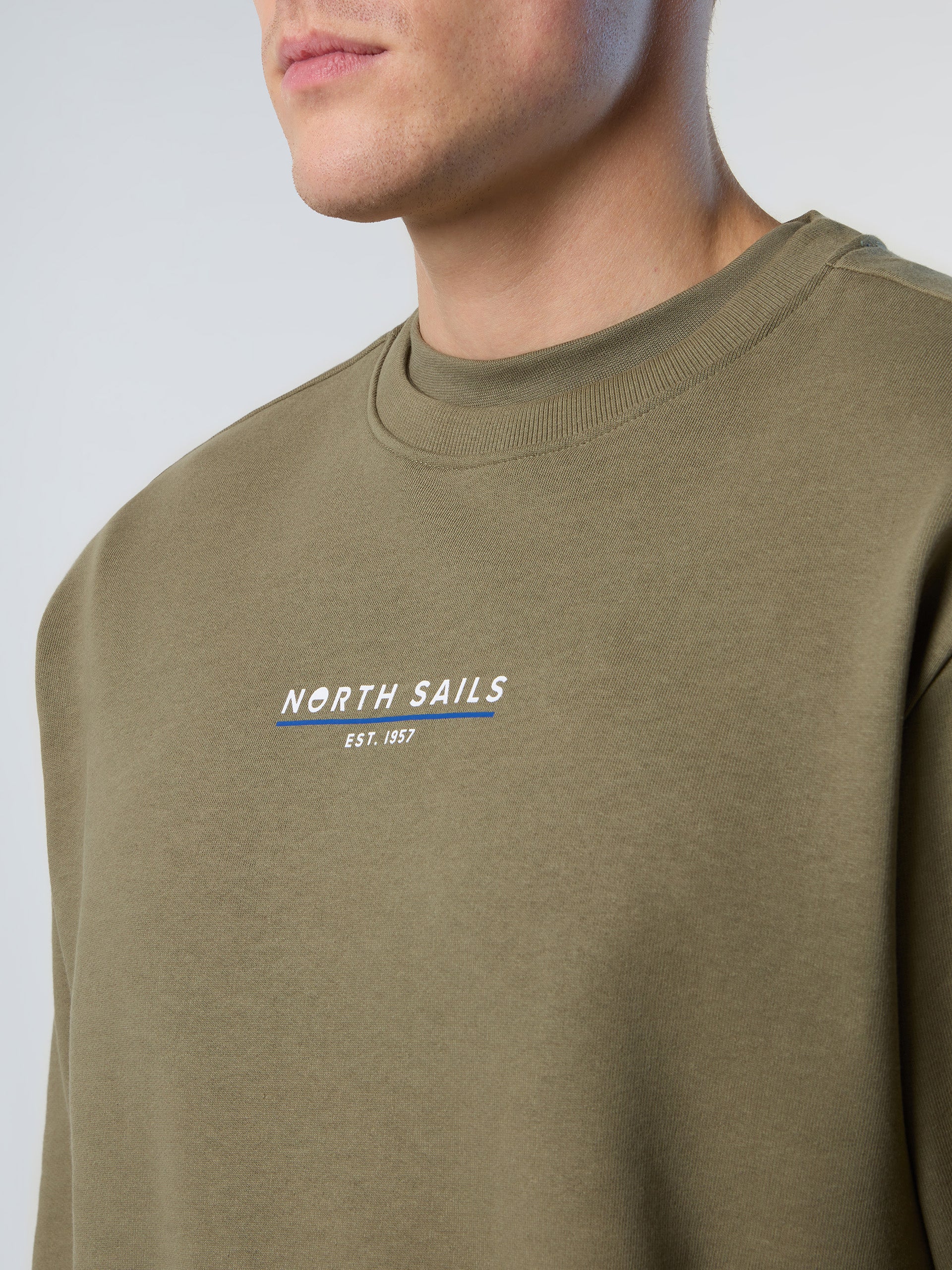 6 | Dusty olive | basic-crewneck-sweatshirt-comfort-fit-691226