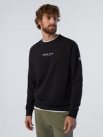 2 | Black | basic-crewneck-sweatshirt-comfort-fit-691226