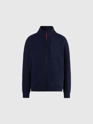 hover | Navy blue | full-zip-sweatshirt-interlock-691227
