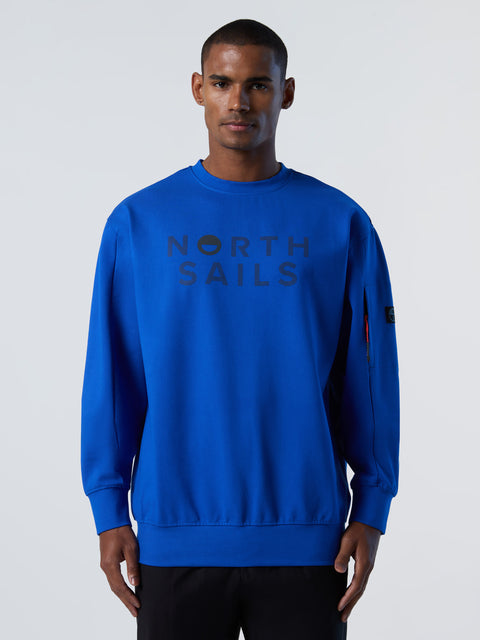 1 | Surf blue | crewneck-sweatshirt-interlock-691229