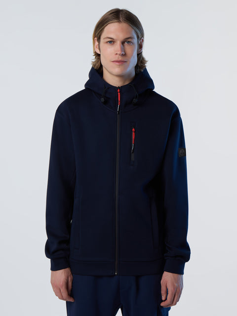 1 | Navy blue | hooded-full-zip-sweatshirt-scuba-691230