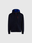 hover | Navy blue | hooded-full-zip-sweatshirt-scuba-691230