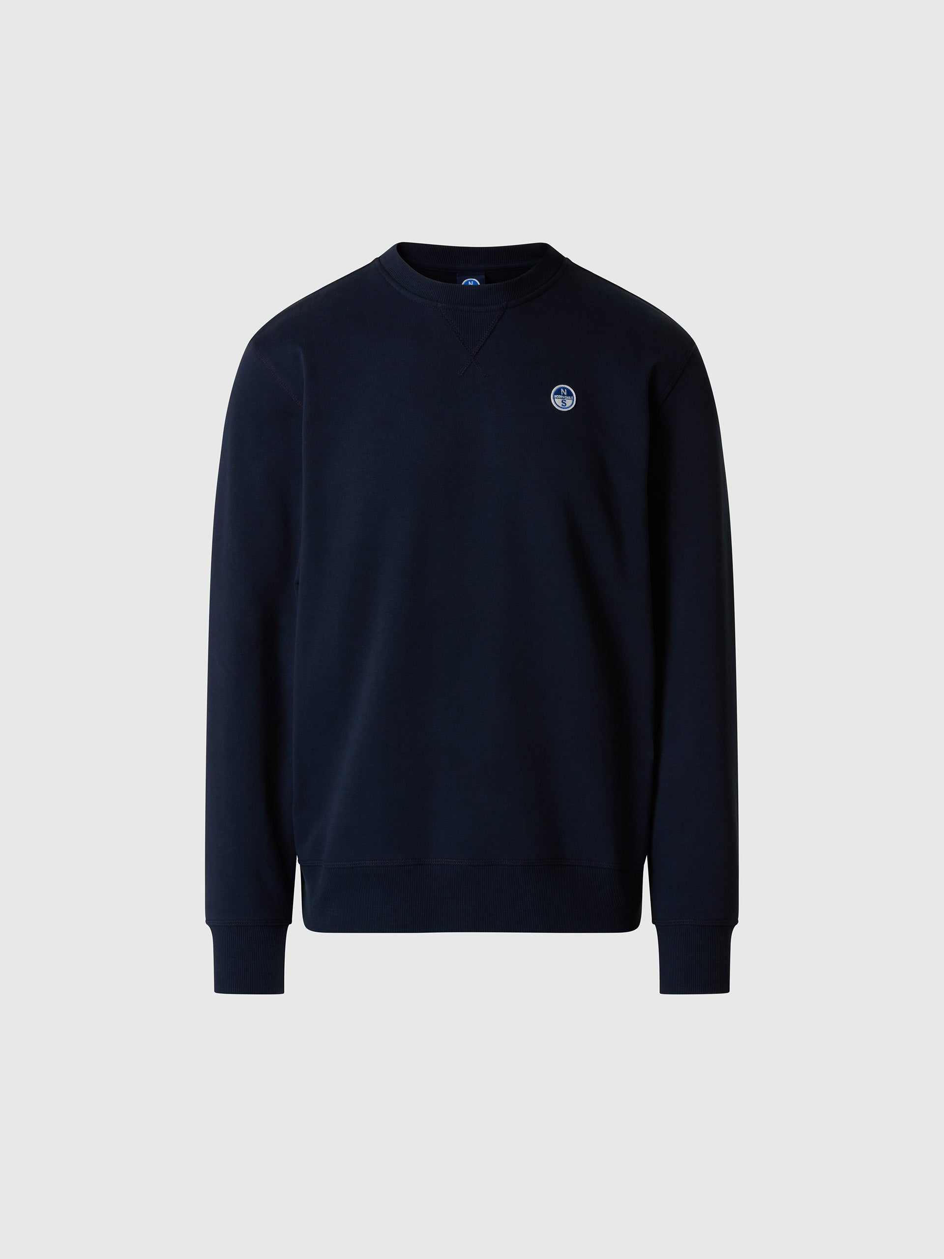 hover | Navy blue | crewneck-sweatshirt-691231