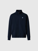hover | Navy blue | basic-full-zip-sweatshirt-691232