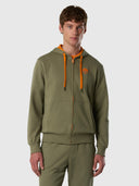 1 | Deep green | hooded-full-zip-sweatshirt-wlogo-691234