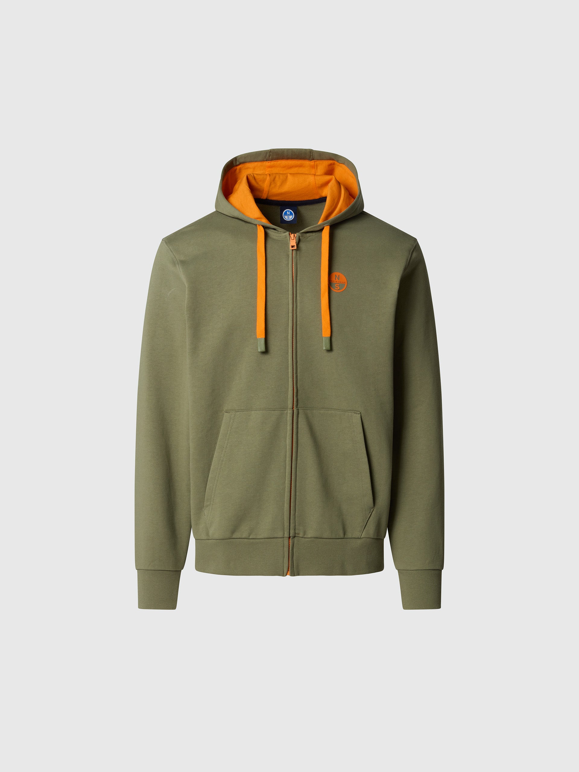 hover | Deep green | hooded-full-zip-sweatshirt-wlogo-691234