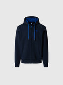 hover | Navy blue | hooded-full-zip-sweatshirt-wlogo-691234