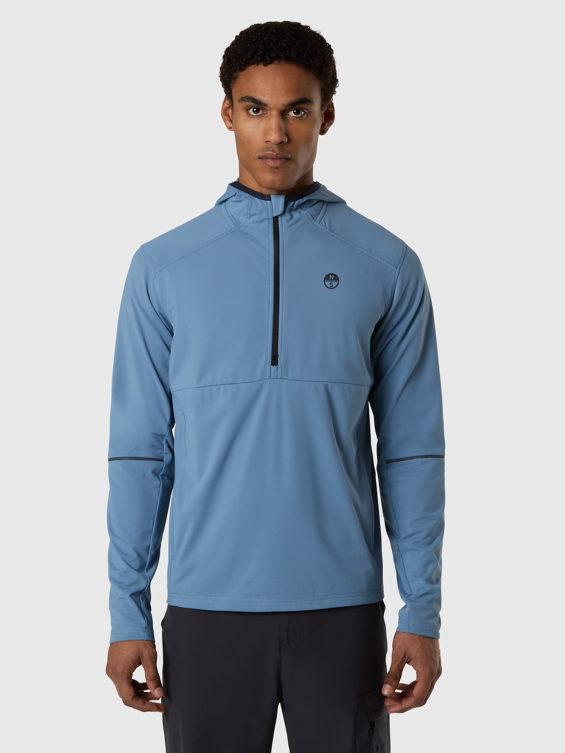 1 | Windward blue | hooded-half-zip-sweatshirts-691239