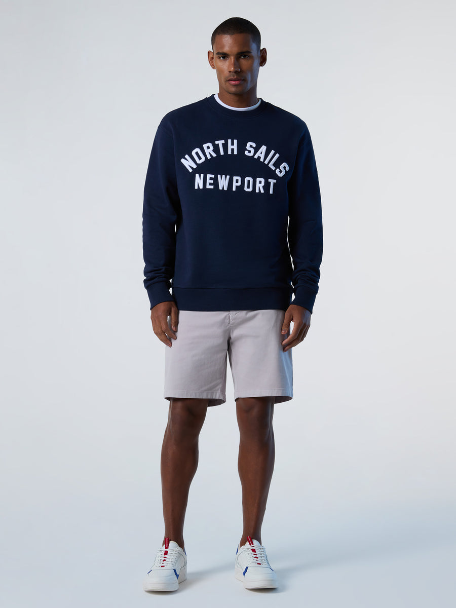5 | Navy blue | crewneck-sweatshirt-newport-3d-embroidery-691243