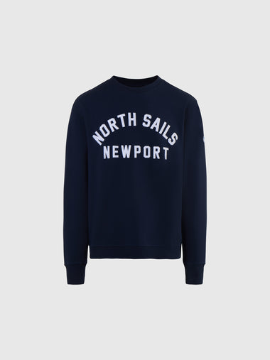 hover | Navy blue | crewneck-sweatshirt-newport-3d-embroidery-691243