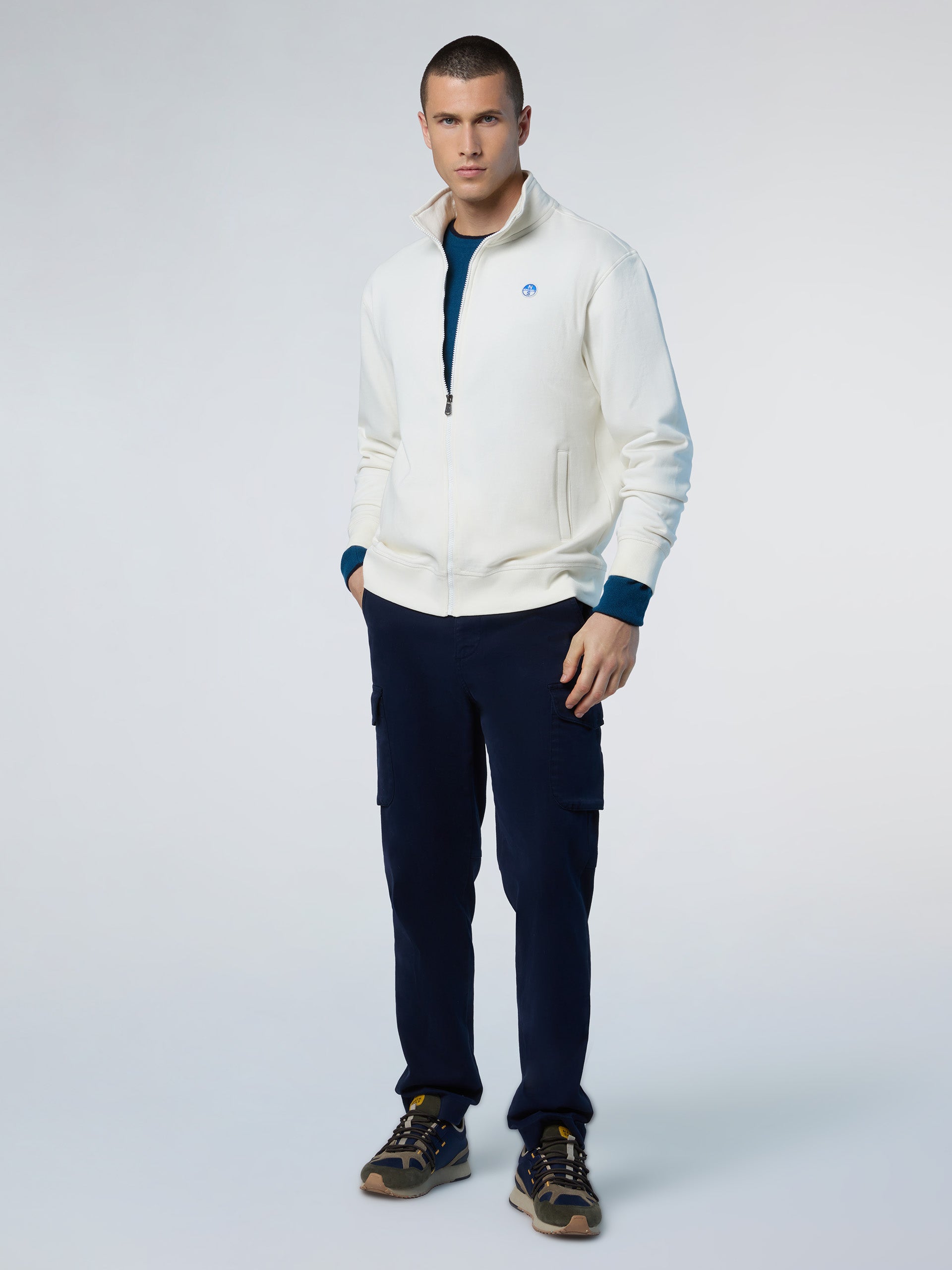 Full-zip sweatshirt with logo | North Sails