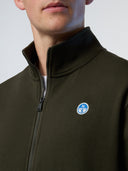 6 | Forest green | full-zip-sweatshirt-wlogo-691256
