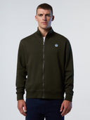1 | Forest green | full-zip-sweatshirt-wlogo-691256