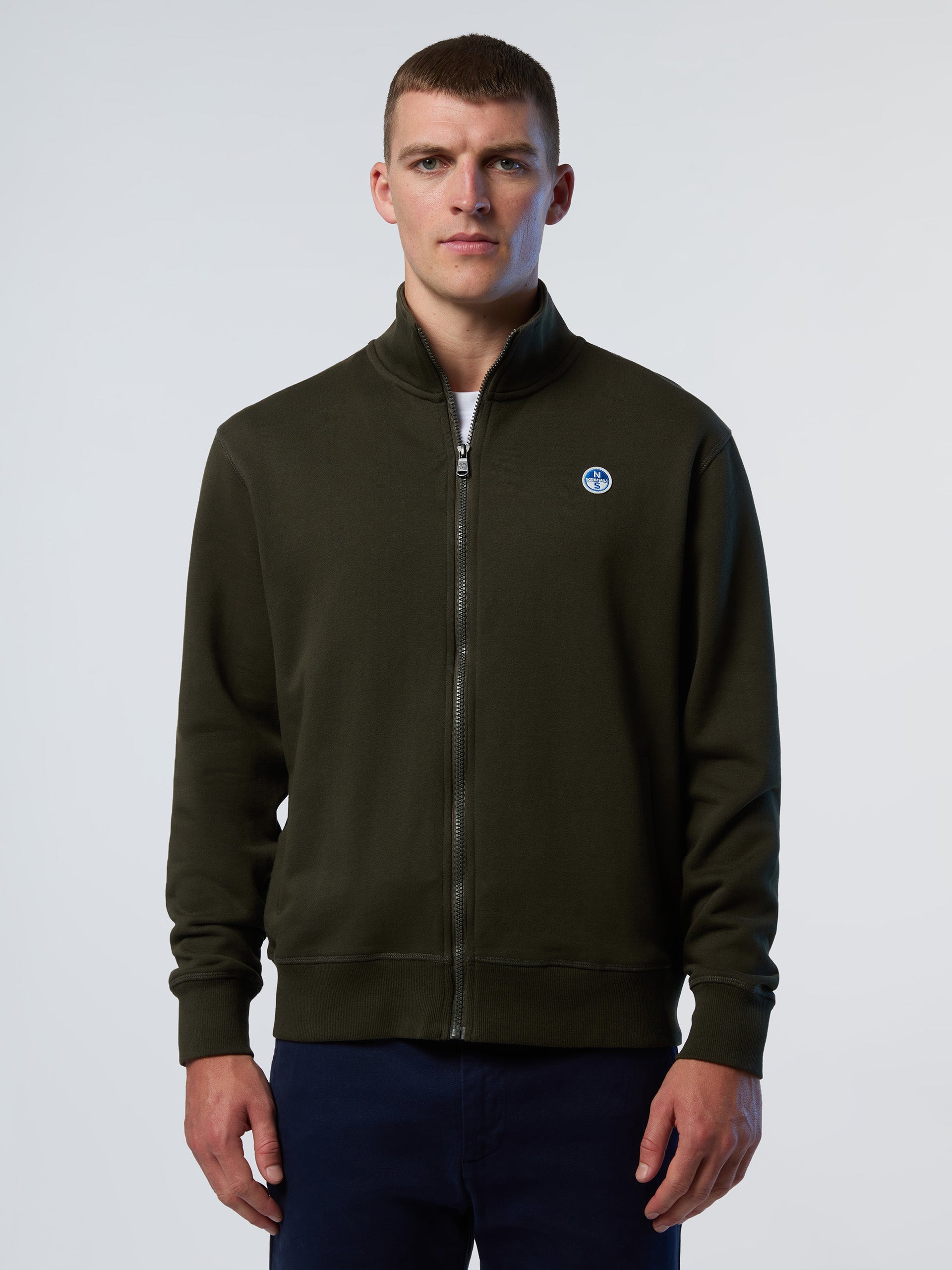 1 | Forest green | full-zip-sweatshirt-wlogo-691256