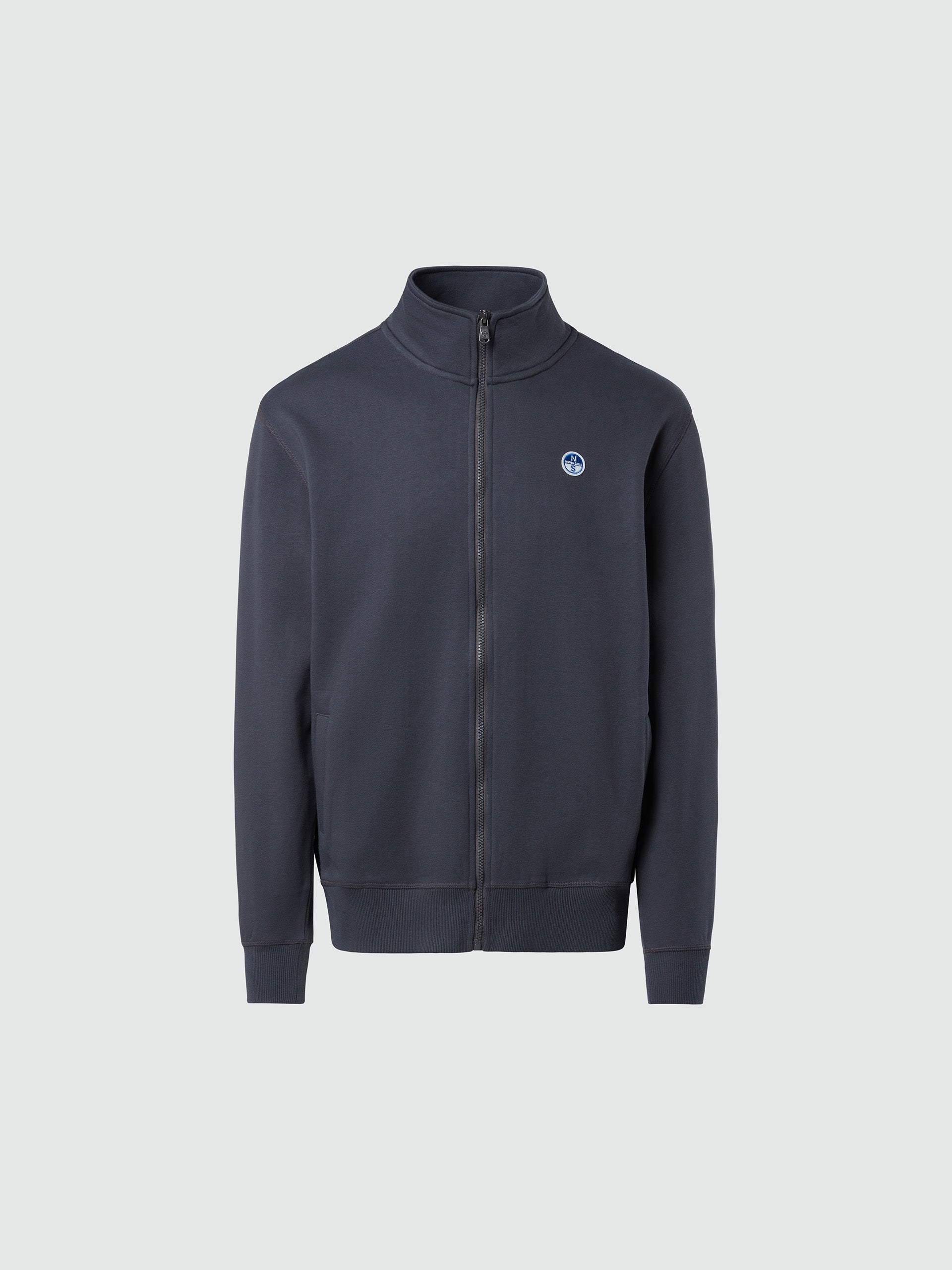 hover | Asphalt | full-zip-sweatshirt-wlogo-691256