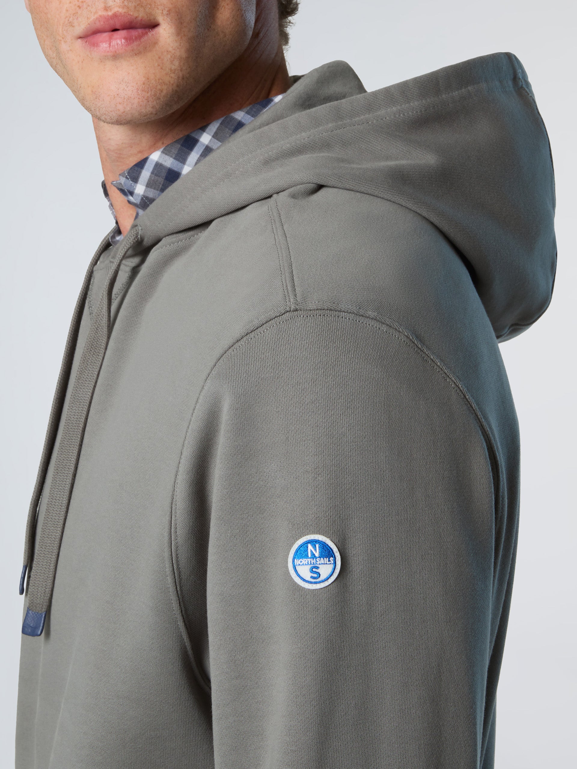 Hoodie with side ribbing | North Sails