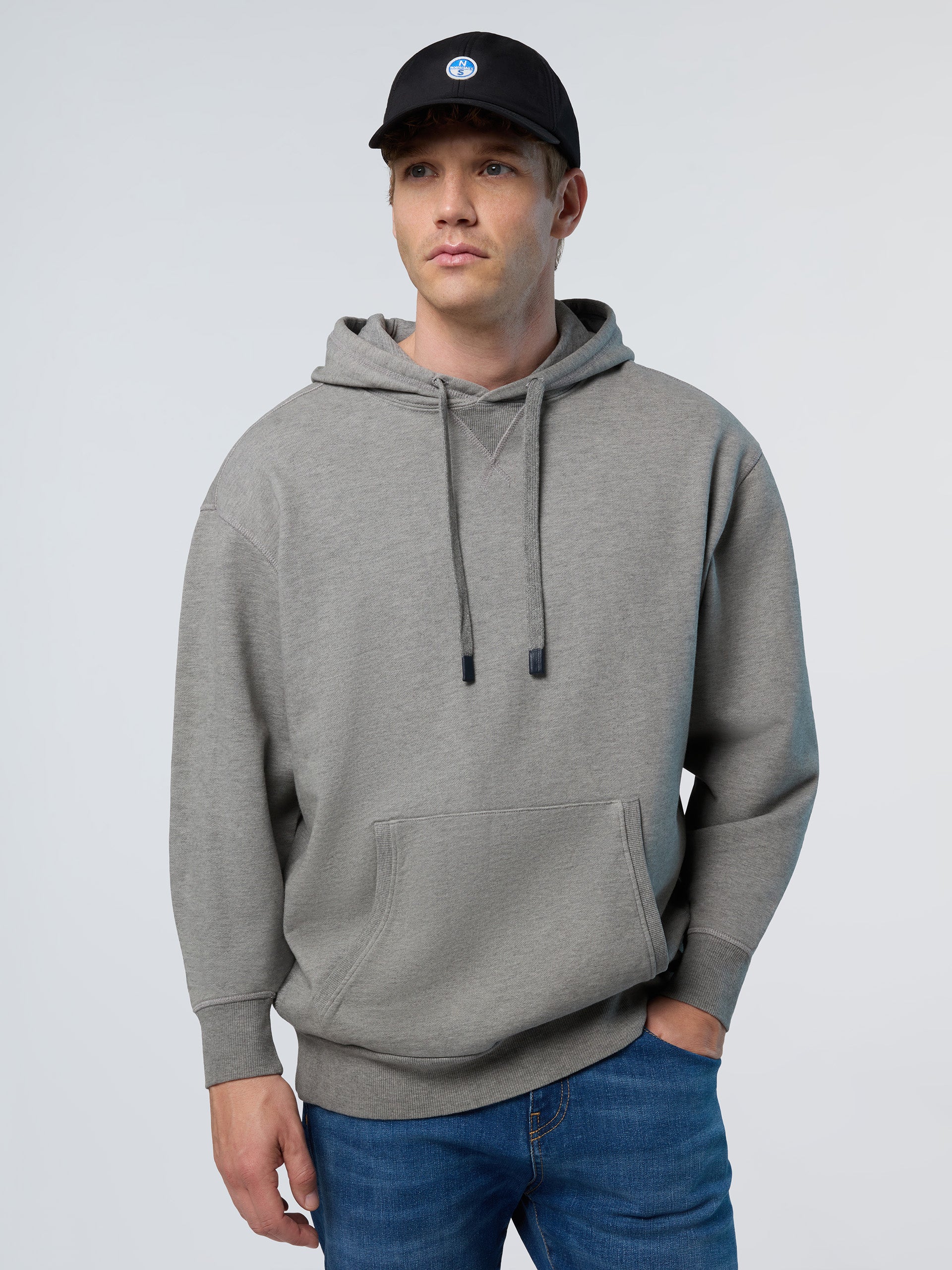 Hoodie with side ribbing | North Sails